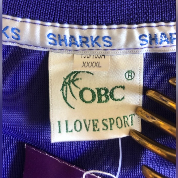 Vintage 90’s OBC Yao Ming Shanghai Sharks Purple Jersey NBA NWT - Picture 7 of 10